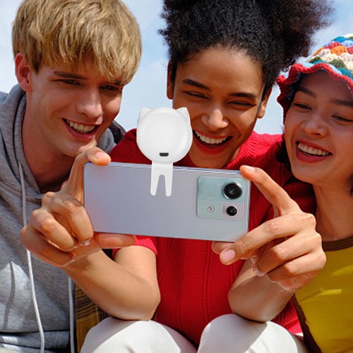 Anneau Selfie à Clip Lumière Rechargeable Téléphone Lumière avec 3 Modes Résistant - Photo 3 sur 12