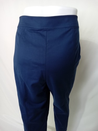 NUOVO PANTALONE ABITO ST. JOHN BLU TAGLIA 16 (MARINE) - Foto 17 di 18
