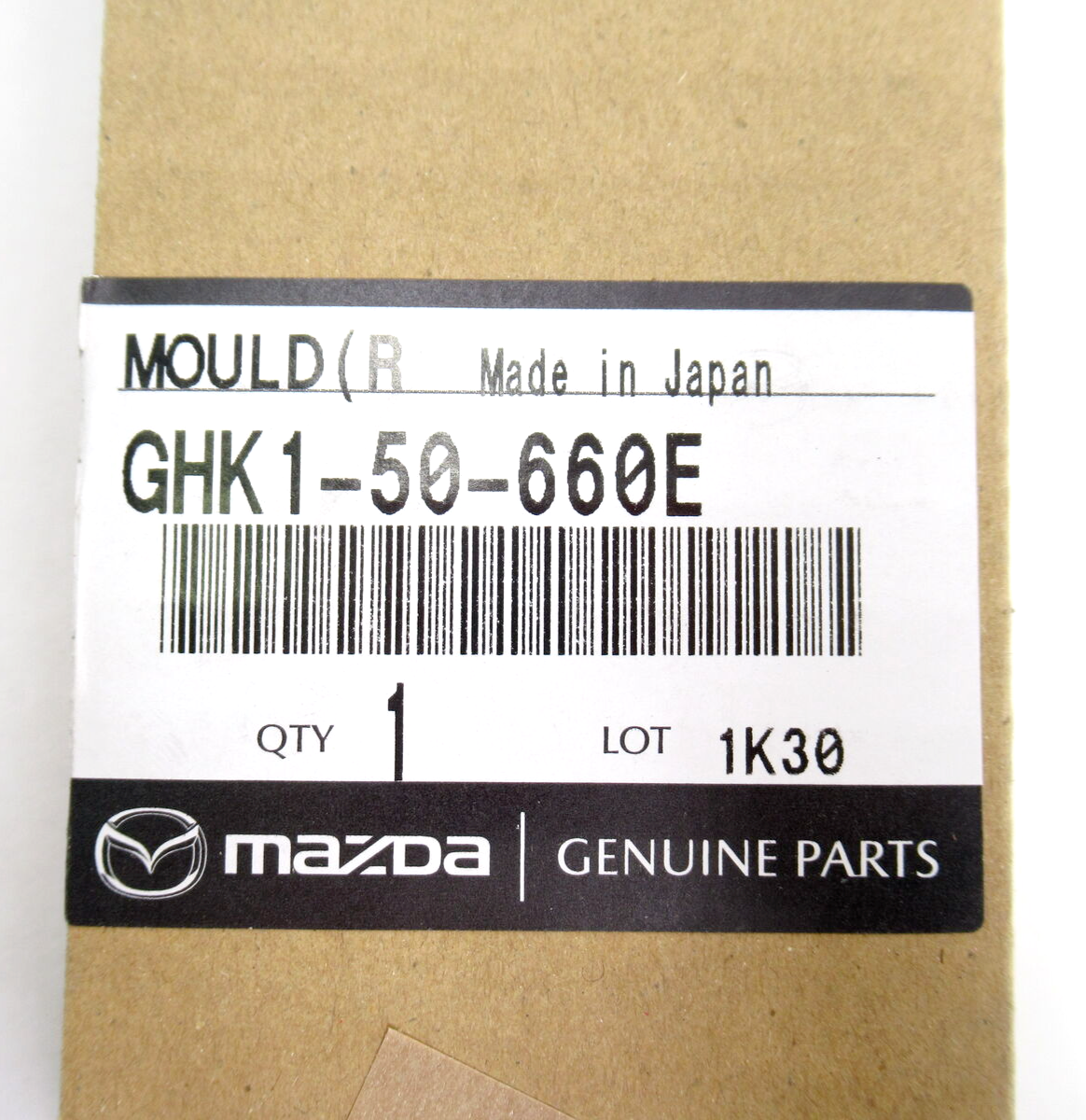 masa03出品 Genuine OEM Mazda GHK1-50-660E Passenger RH Rear Door Belt Molding