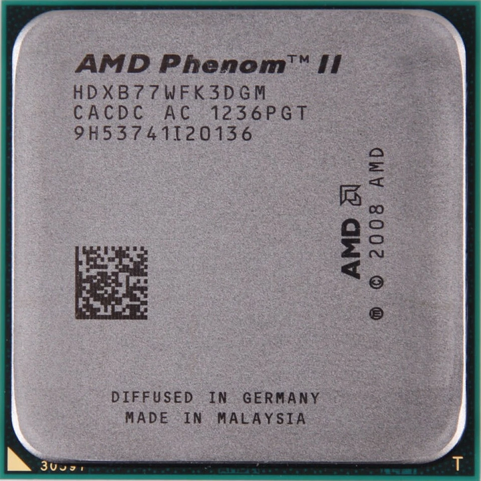 AMD Phenom II X3 B77 Triple Core Processor 3.2 GHz, Socket AM2+/AM3, 95W CPU - Image 3 of 4