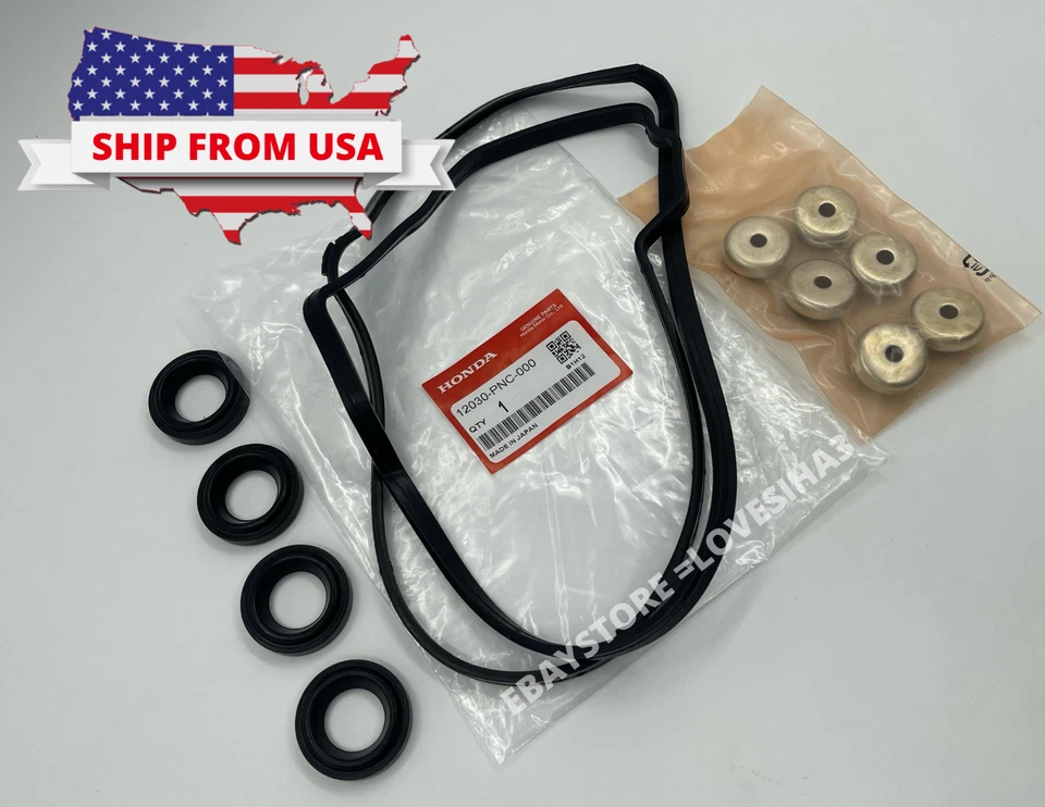 OEM Valve Cover Gasket Kit Set for Honda K24 RSX Acura TSX K20 Engine12030PNC000 - Image 4 of 4