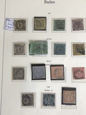 BADEN Collection Between Mi 1-25 + P1-3 Used/MH - CV +8750 Euros (A2Fr)