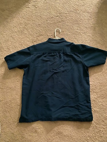 Vintage Detroit Tigers Baseball Antigua Button Down Rayon Blend Dress Shirt L - Picture 5 of 6