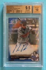 Nick Pratto 2017 1st Bowman Chrome Auto /150 9.5 Gem Mint 10 Autograph