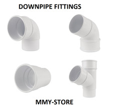 Downpipe fittings Round White 68mm White Rainwater Down Pipe