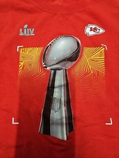 Kansas City Chiefs NFL Youth Superbowl LIIV Short Sleeve Tshirt Size L