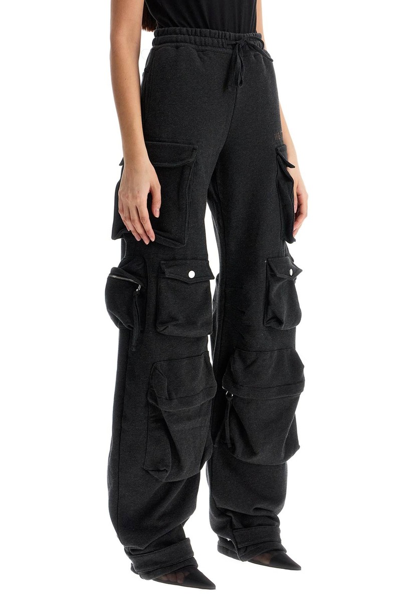 パンツ THE ATTICO Women Straight Pants 250WCP00260 877 BLACK loose trousers THE ATTICO Woman Tg. 42 IT