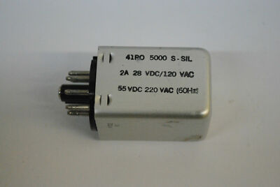 SIGMA RELAY 41R0-5000S-SIL NSN: 5945-00-682-9759  DISCONTINUED 5 KILOHMS 8 PINS