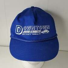 Vintage Downtown Express Henderson Kentucky Snapback Hat Baseball Cap Dealership