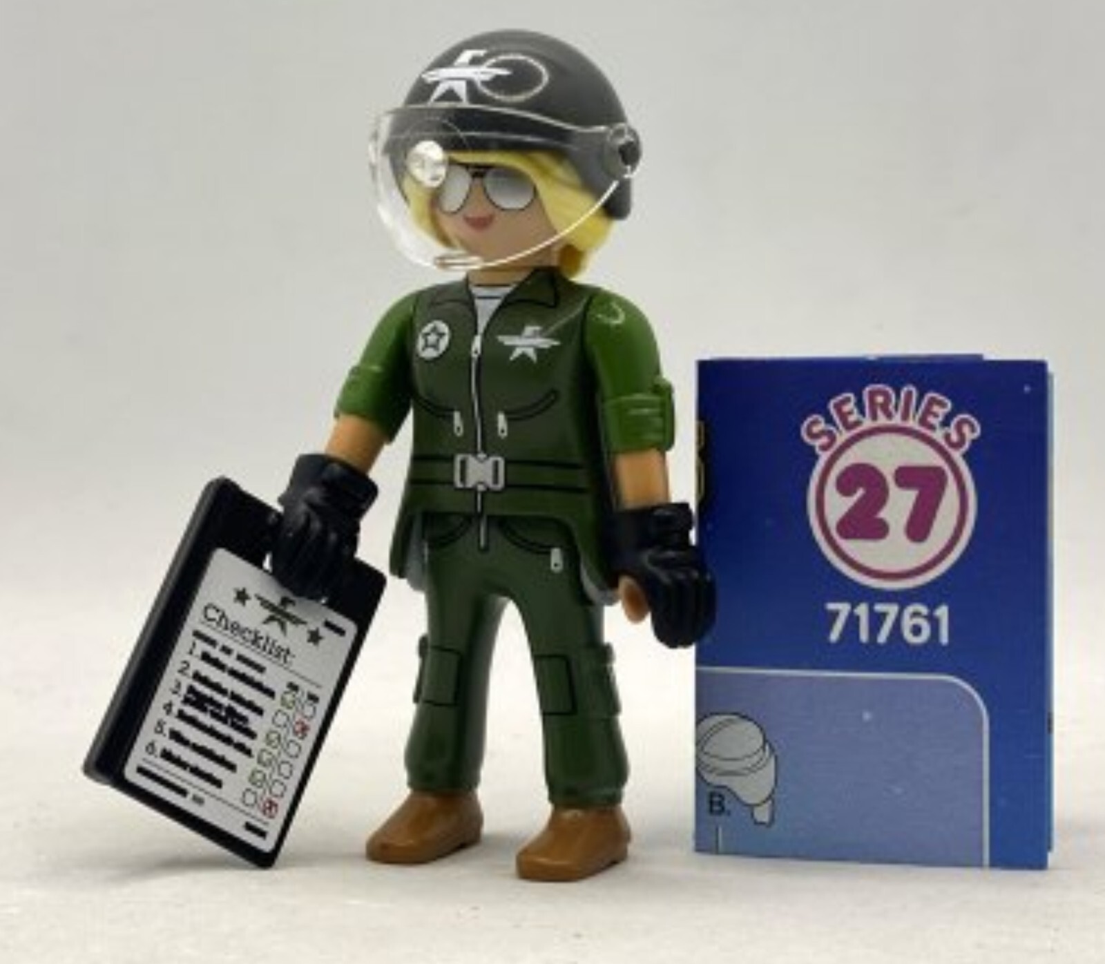 Playmobil 71761 Figure Series 27 GIRL MILITARY PILOT New! SU