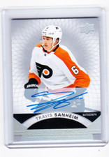 2017 2017-18 UD PREMIER TRAVIS SANHEIM ROOKIE AUTOGRAPH 76 PHILADELPHIA FLYERS