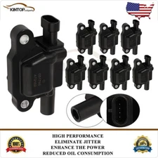 8 Square Ignition Coil Kit For Chevy Silverado 1500 Avalanche 4.8/5.3/6.0/6.2L