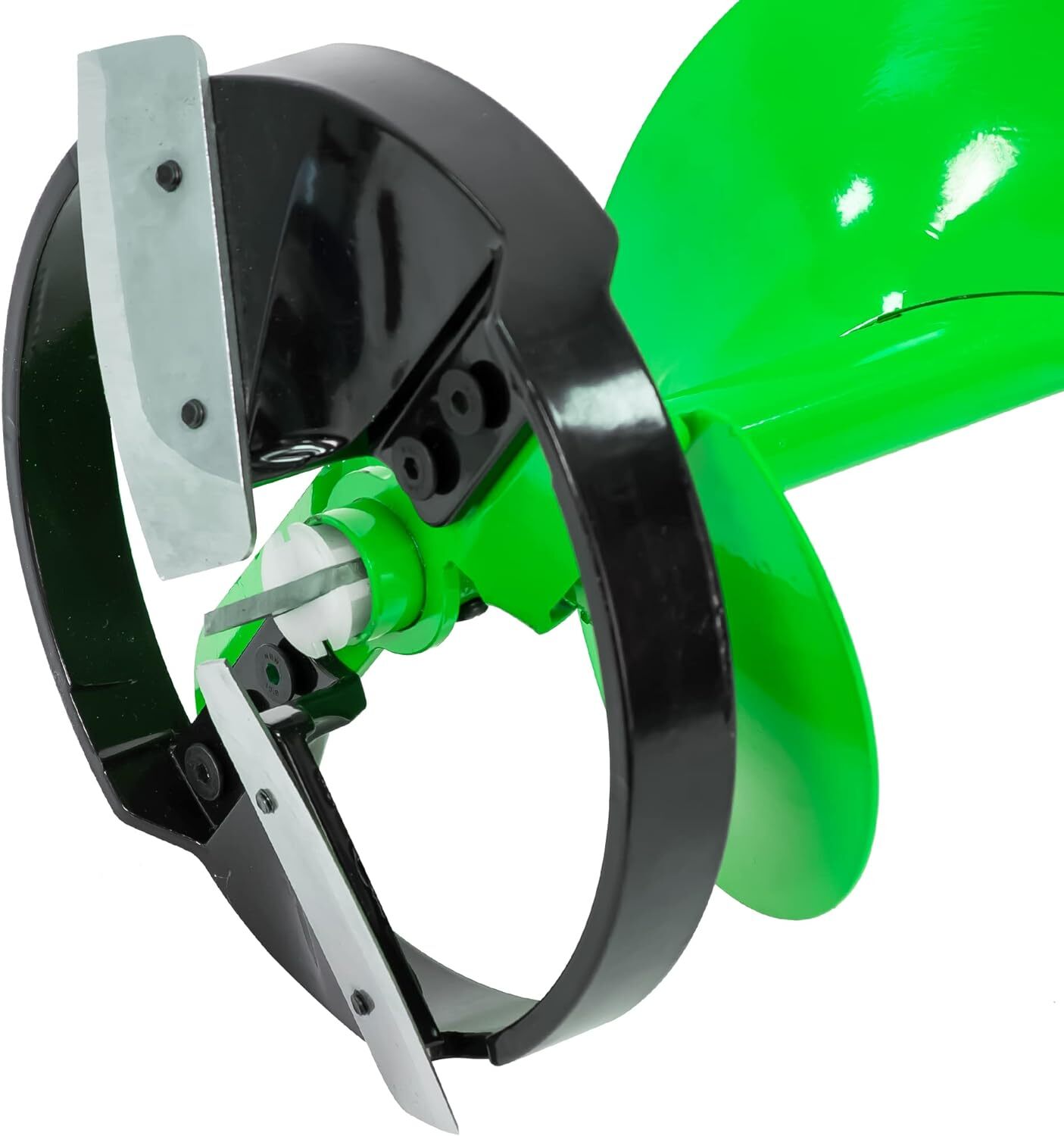 72CC 3.4HP Gas Powered Ice Auger 8" Ice Fishing Auger w/ Replaceable 3/