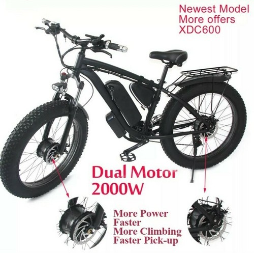 Electric Bicycle Dual Motor 4000W 48V 23Ah 26\