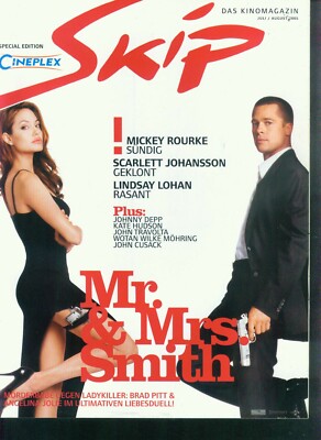 SKIP DAS KINOMAGAZIN Juli 2005 Cover: Mr. & Mrs. Smith, MICKEY ROURKE, Lindsay
