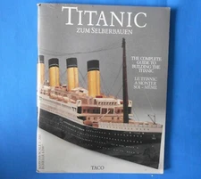 TITANIC ZUM SELBERBAUEN : COMPLETE GUIDE TO Building vintage paper model kit 