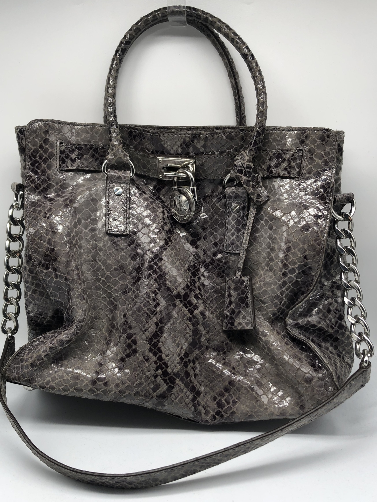 Michael Kors Large Hamilton Python-Print Tote - image 1
