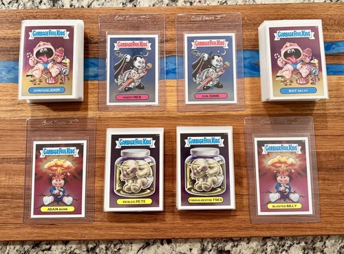 GARBAGE PAIL KIDS CHROME 1 COMPLETE 110-CARD ATOMIC REFRACTOR SET