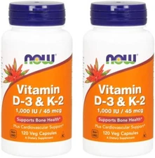 Vitamina K2 (MK7) con D3 Suplemento EXTRA FUERTE para Salud de Huesos y Corazon