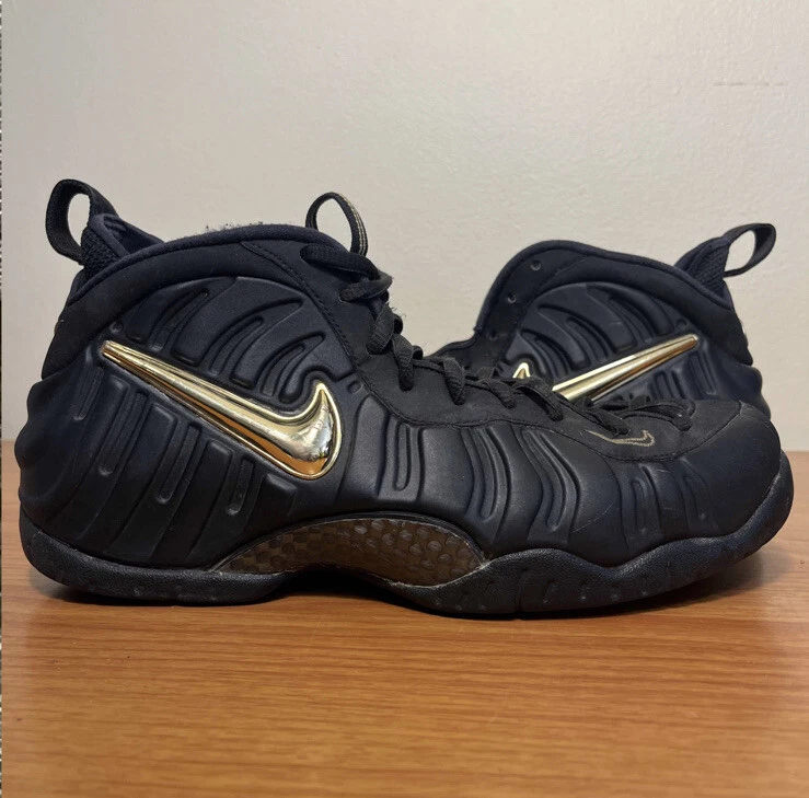 Black and gold foamposite 2018 new arrivals