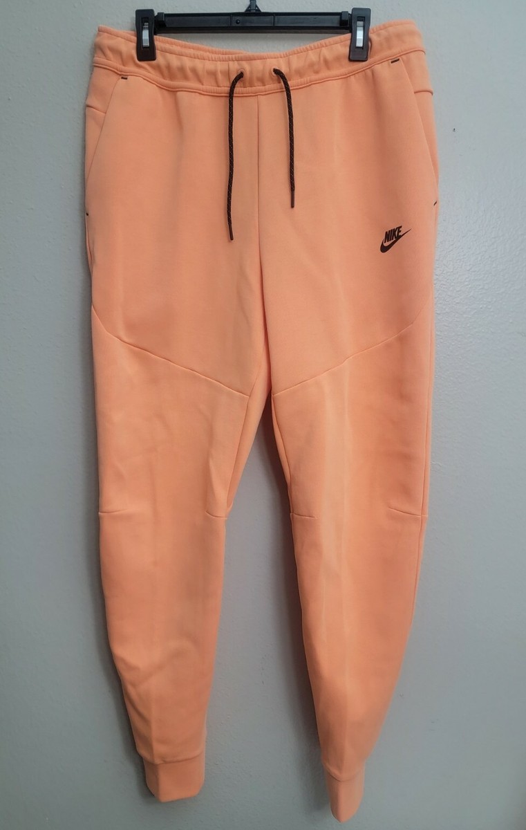 BACKWARDS 防寒 THERMO TECH JOGGER L-size Nike Tech Fleece Joggers Light Orange/Frost Black Men's SZ Large