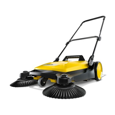 Karcher S4 Twin, Push Sweeper, 5.25 Gal, for Driveway, Sidewalk, Garage - NEW
