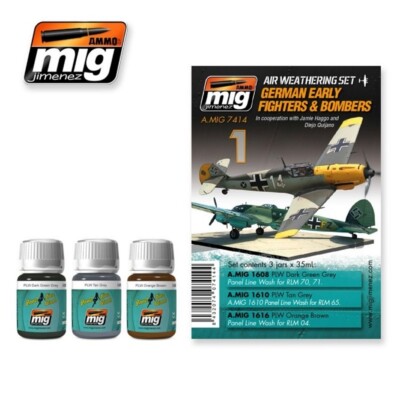 Ammo MIG 7414 -Aircraft Weathering-German Early Fighters-Bombers