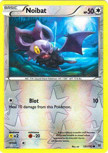 Noibat 131/162 Breakthrough Reverse Holo Near Mint Pokemon DNA GAMES