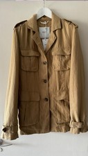 Gant Beige Safari Jacket Size 8 Us - Brand New With Missing Belt