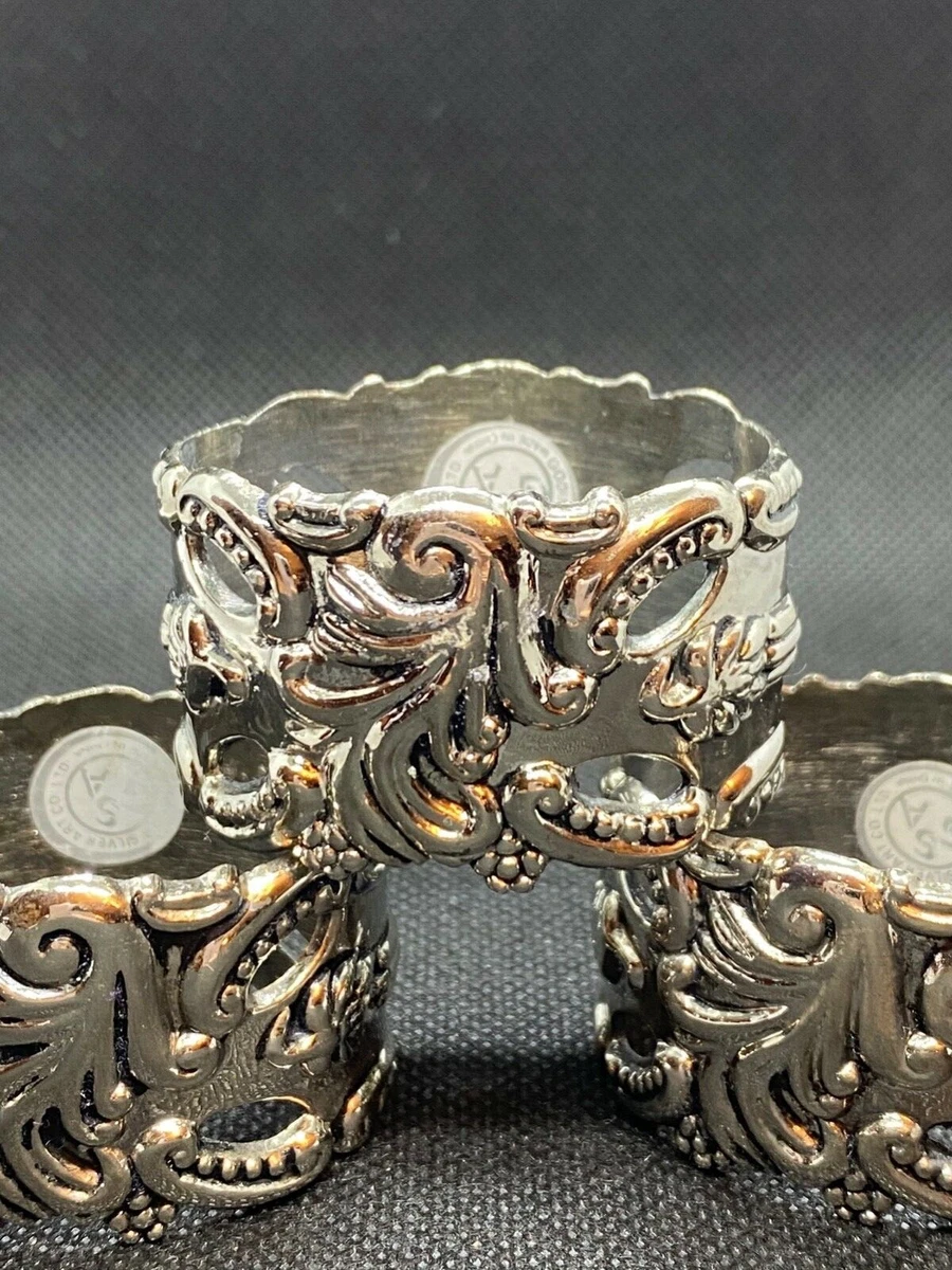Godinger silver napkin rings outlet
