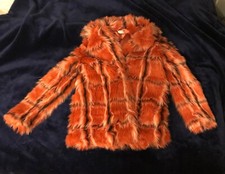 Pink Boho Faux Fur Jacket By Glamorous. Great For Harley Quinn & Manga Fans.