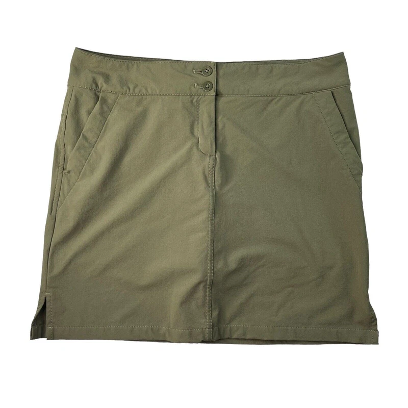 lole golf skirt skort undershorts stretch athletic front zip shorts