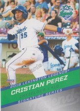2018 Lexington Legends Cristian Perez RC Rookie Kansas City Royals VZ