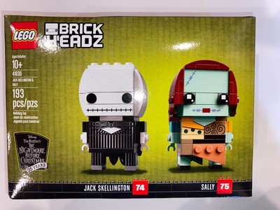 Lego BrickHeadz Jack Skellington Sally 41630 NightmareBefore Christmas Halloween | eBay