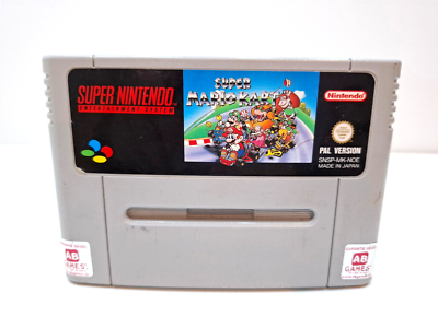 Super Mario Kart Super Nintendo SNES Game Cartridge PAL SNES - Main Image