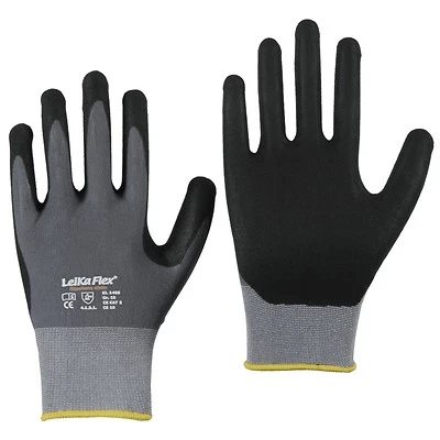 12 Paar LeiKaFlex 1466 Montagehandschuhe Handschuhe Arbeitshandschuhe Größe 6-12 - Bild 1 von 2