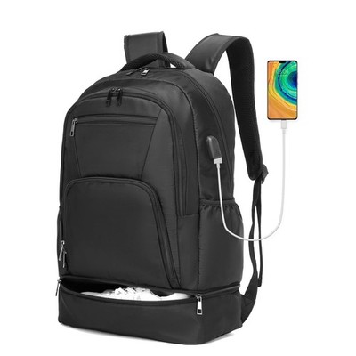 seyfocnia Gym Backpack for Men,Gym Bag with Shoe Compartment Lightweight Trav...