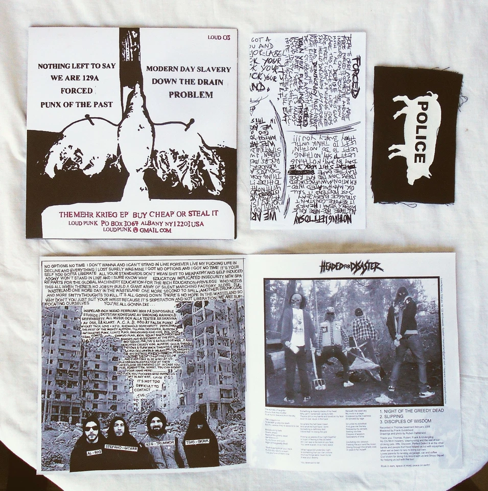 2 EPs von Civil Victim Headed For Disaster  Mehr krieg!    mint-  Hardcore - Bild 2 von 2
