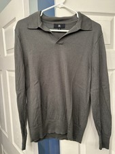 Banana Republic Johnny Collar Sweater Olive Green, Size M