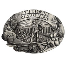 The American Gardener Commemorative Belt Buckle Limited Edition Siskiyou 1984