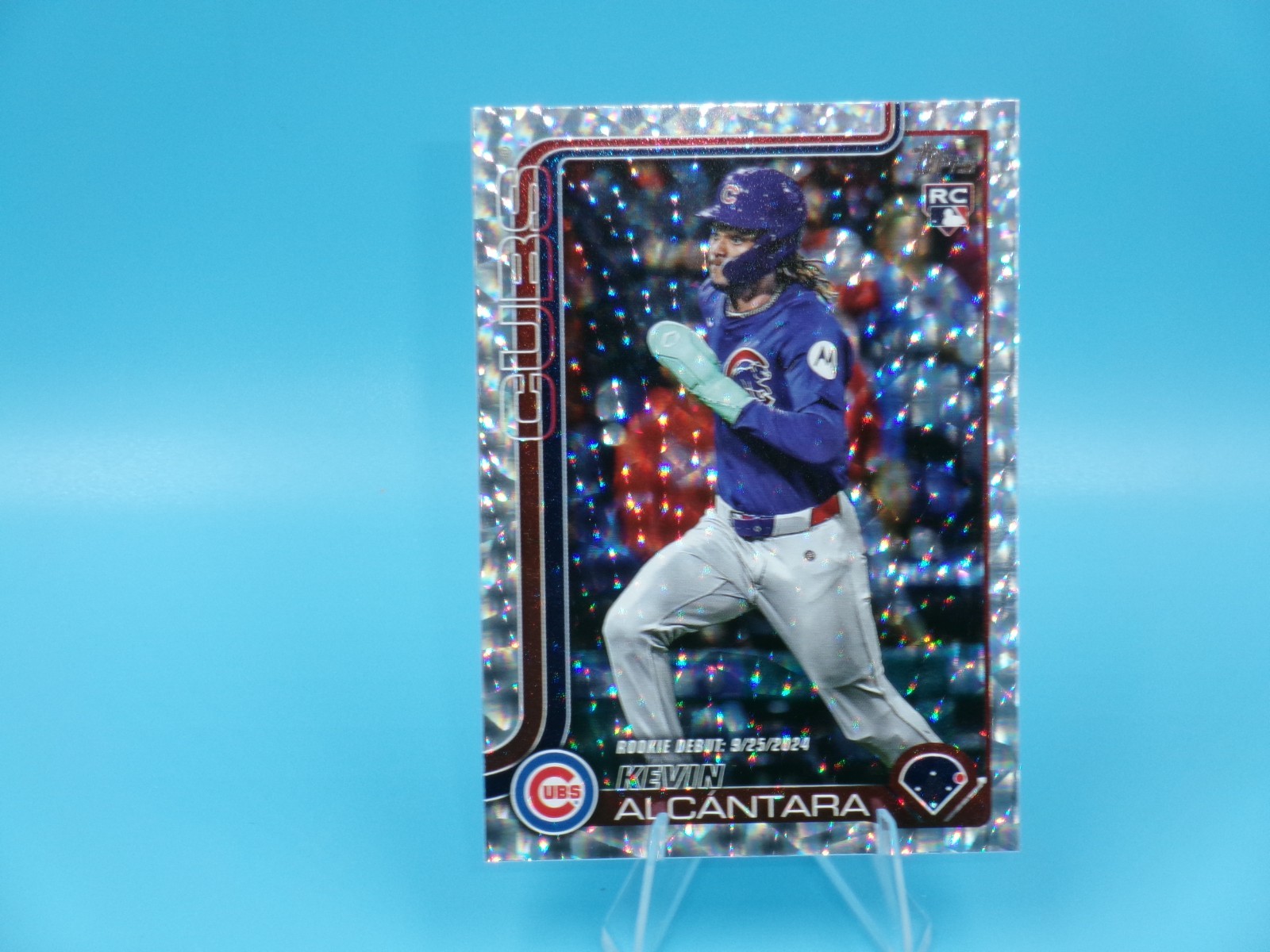 2025 Topps Update Kevin Alcantara Silver Foilboard Superbox Chicago Cubs #US128