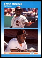 Kevin Mitchell 1987 Fleer Update #U-82 Giants MLB READ FREE SHIP AutographDen