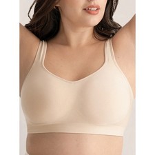 Truekind Daily Comfort Wireless Shaper Bra Size 2XL Color Chai NEW