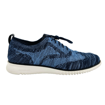 Mens 11.5 M Cole Haan 2.ZeroGrand Wingtip Oxford Blue Marine  display picture 1