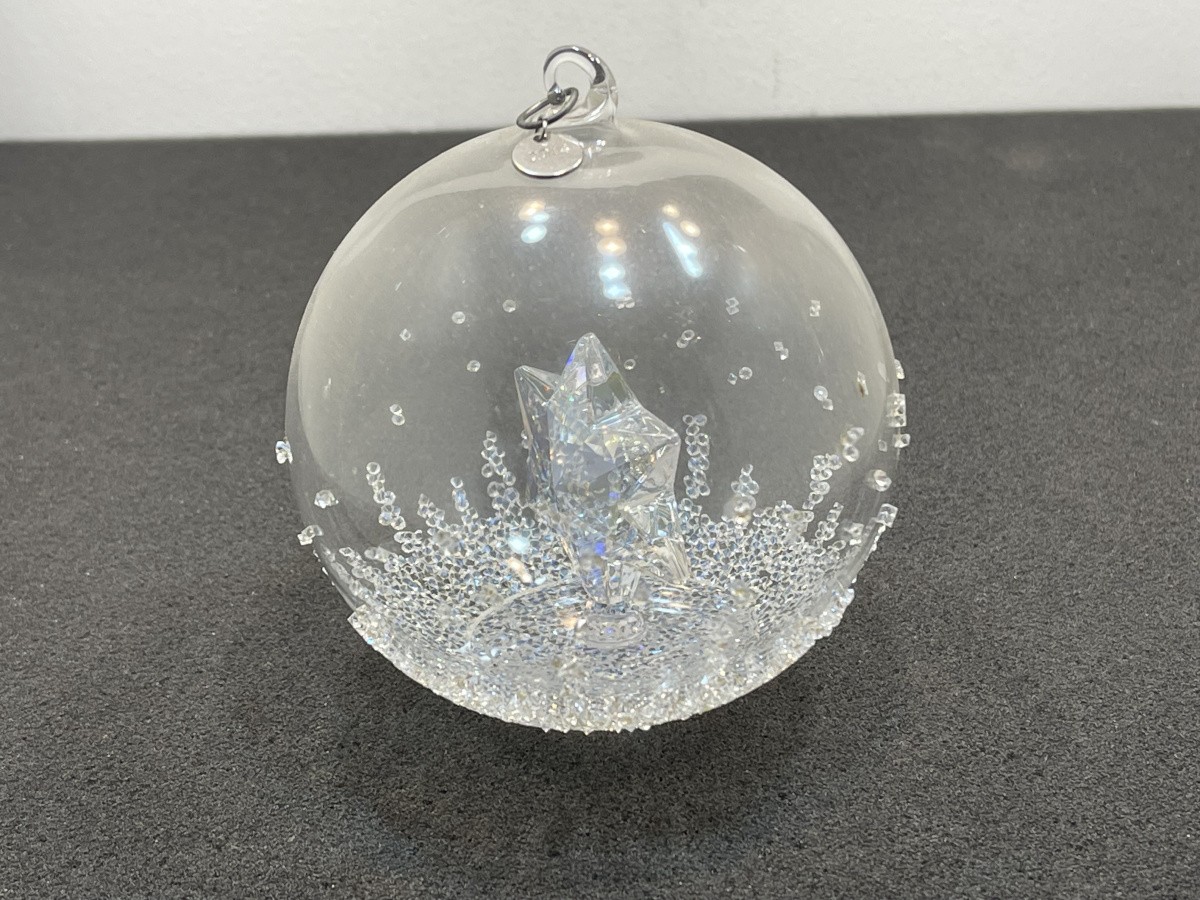 Swarovski Christmas Ornament 2014 Large Star 5059023 Ca 3 1/2x3 1