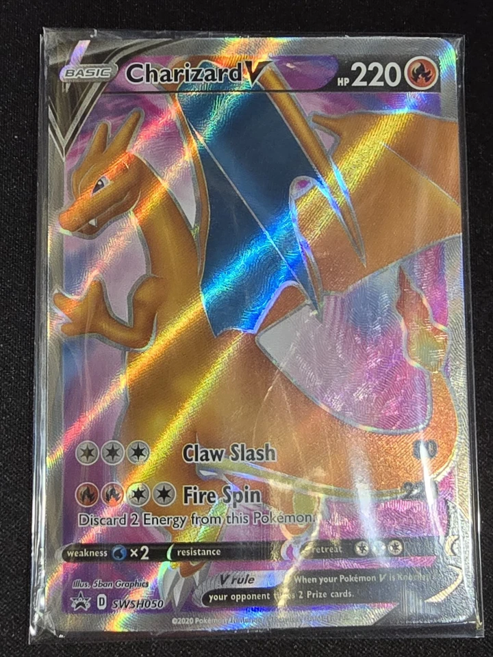 Charizard V SWSH050 SWSH: Sword & Shield Promo Cards Holo Sealed - Image 3 of 4