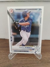 Cooper Kinney 1st Prospect Rookie 2021 Bowman Draft Card #BD-127 Tampa Bay Rays