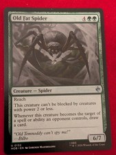 Old Fat Spider U NM The hobbit MTG
