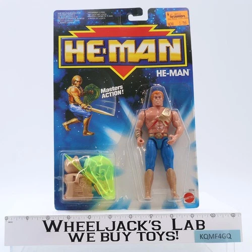 He-Man #2274 10-Back Masters of the Universe MOTU 1988 Mattel Vintage NEW MOSC