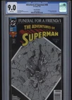 Adventures of Superman #498 Newsstand Variant (DC Comics Jan 1993) cgc grade 9.0